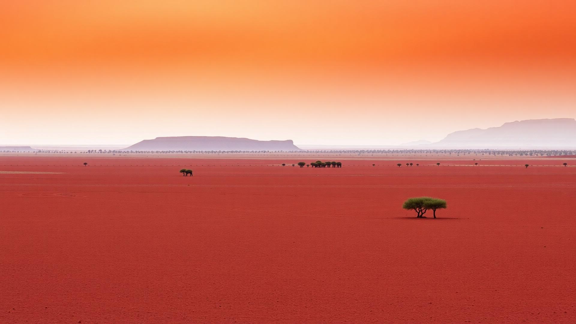 The Hudun plateau — illustrative landscape.